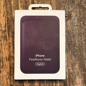 Apple Purple Leather iPhone Case with MagSafe